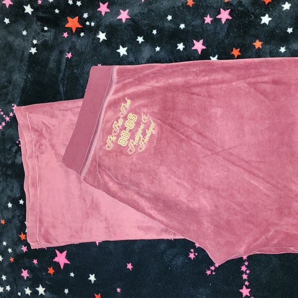 VICTORIAS SECRET'S PINK MEDIUM PHI BETA PINK PRESTIGIOUS & PRIVILEGED SWEATPANTS - Picture 9 of 17